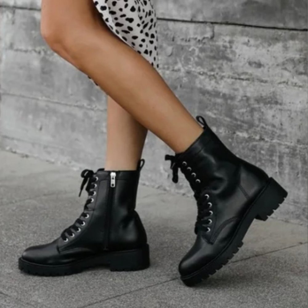 Nwob Steve Madden Tornado Combat Boot - image 2